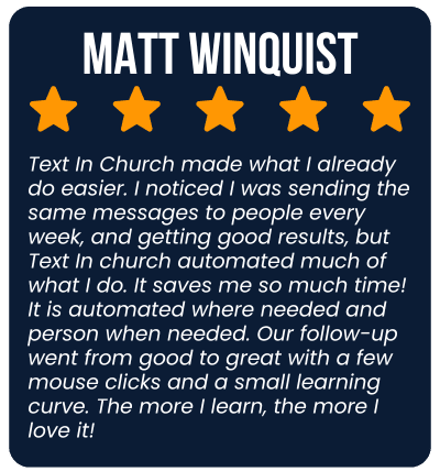 Matt Winquist's testimonial