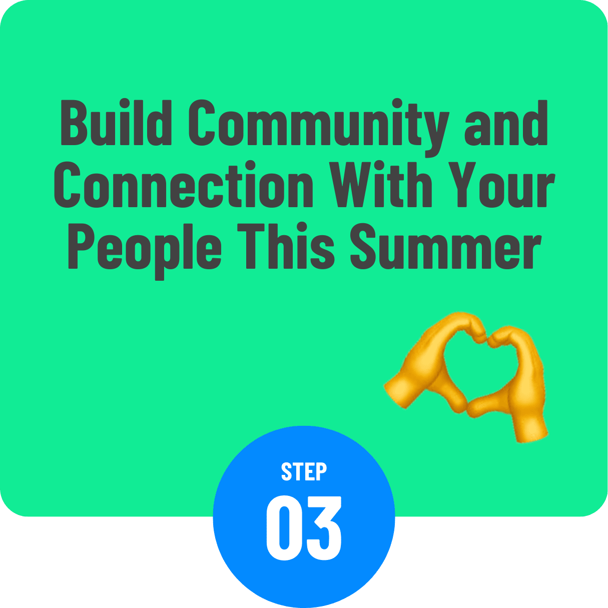 Step 3: Minister your community and keep healthy boundaries